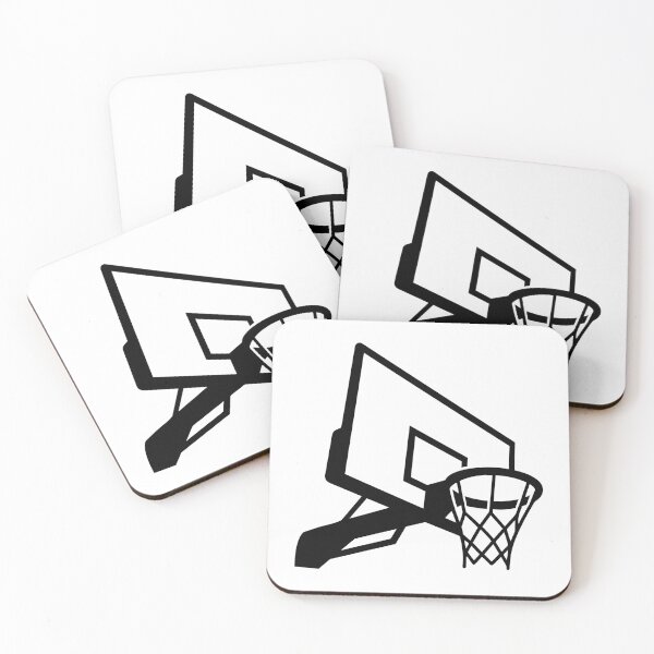 Item preview, Modern Basketball Backboard and Hoop Line Art Graphic designed and sold by Vision Crafted.