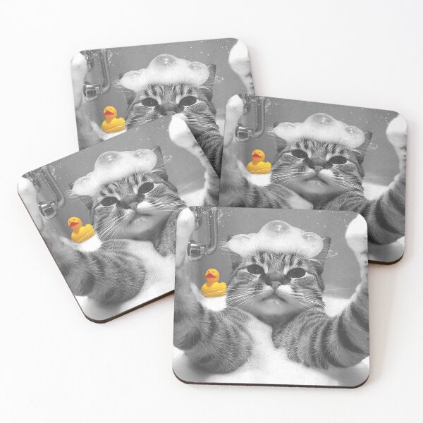 Item preview, Cat Selfie in Bathtub T-Shirt for Men Women Girls Kids designed and sold by cretegracieuk.