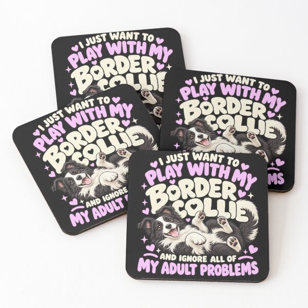 Item preview, Play With My Border Collie designed and sold by Art For You Studio.