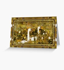 swans Greeting Card