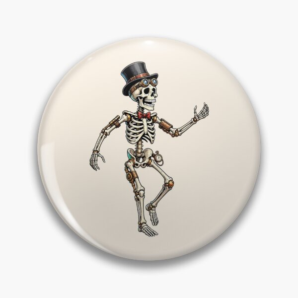 Item preview,  Funny Steampunk Dancing Skeleton – Victorian Gentleman designed and sold by SweetLilith.