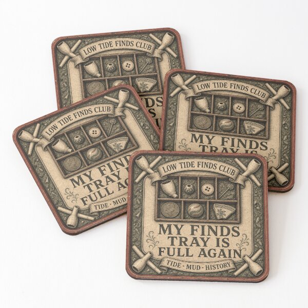 Item preview, My Finds Tray Is Full Again Mudlarking Finds designed and sold by BoosterShop.