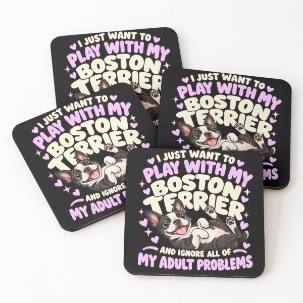 Item preview, Play With My Boston Terrier designed and sold by Art For You Studio.