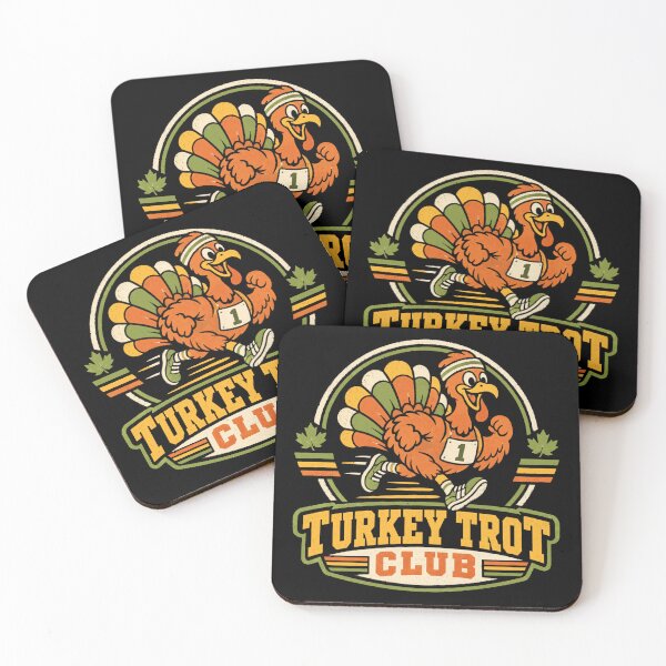 Item preview, Turkey Trot Club Running Turkey Thanksgiving designed and sold by Uglyandcute.