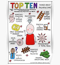 Top Ten Things About Palliative Care Poster