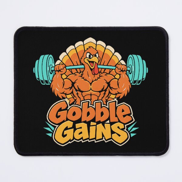 Item preview, Thanksgiving Gobble Gains Thanksgiving Gym Turkey Workout designed and sold by Uglyandcute.