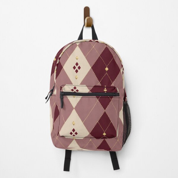 Item preview, Regal Burgundy, Blush Pink and Gold Argyle Diamond Pattern designed and sold by Dream Bloom Gallery.
