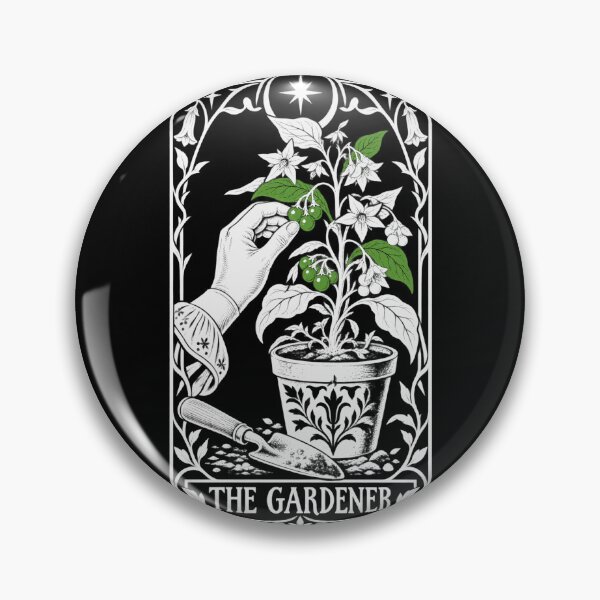 Item preview, The Gardener Tarot Card Plant Lover Witchy designed and sold by WitchingHourJP.