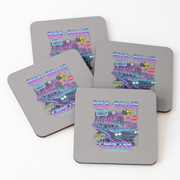 Item preview, Rock n Roller Retro Coaster Graphic-67 designed and sold by PatrickCol.