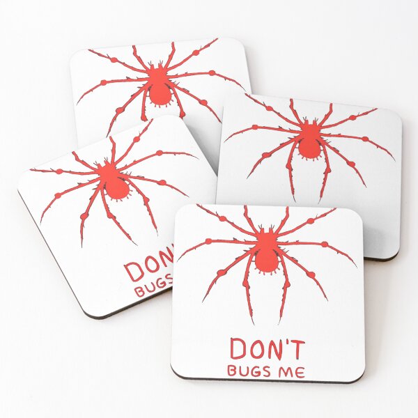 Item preview, Don't Bugs Me Red Spider Line Art designed and sold by kilmapus.