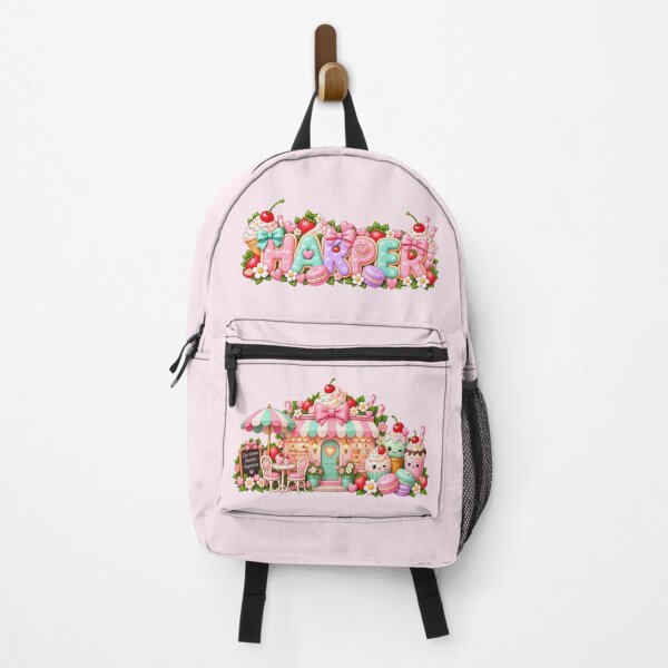 Item preview, Harper Sweet Treats Shop – Cute Pastel Ice Cream Backpack designed and sold by HO•Designs.
