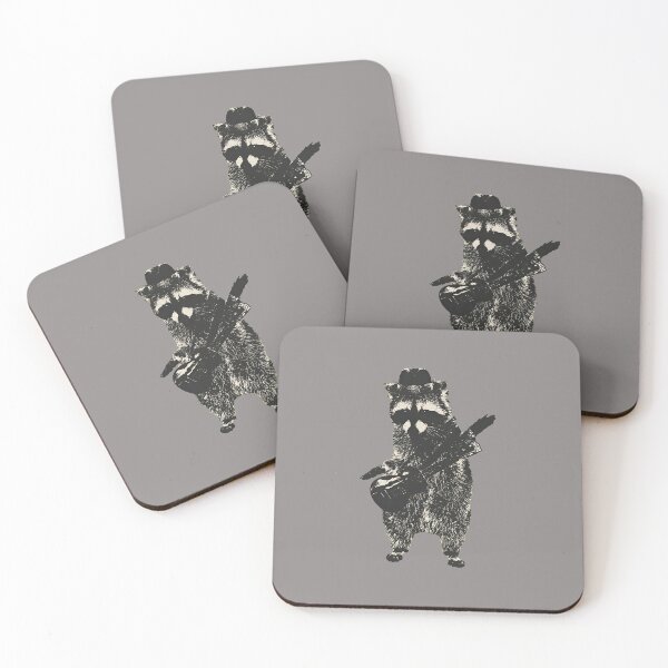 Item preview, Rockin' Raccoon Cowboy Guitar Player-12 designed and sold by BerkanYalcin.