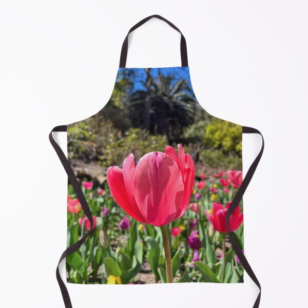 Item preview, Vibrant Pink Tulip Blooming in a Colourful Spring Garden designed and sold by Be Captured by Brittany Emma.