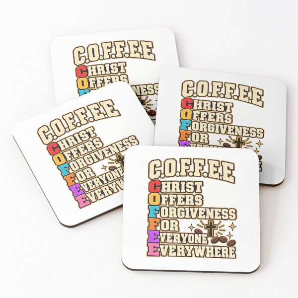 Item preview, Christ Offers Forgiveness For Everyone Everywhere Coffee Beans Cross  designed and sold by Byhergawaa.