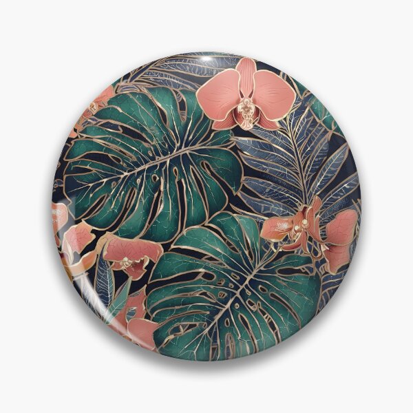 Item preview, Batik Botanical Leaves Tropical Pattern 09 designed and sold by The Design Asset Station.