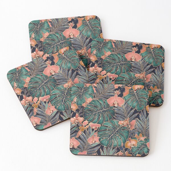 Item preview, Batik Botanical Leaves Tropical Pattern 09 designed and sold by The Design Asset Station.