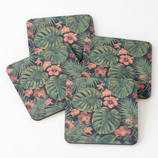 Item preview, Exotic Tropical Foliage Batik Seamless Pattern 10 designed and sold by The Design Asset Station.