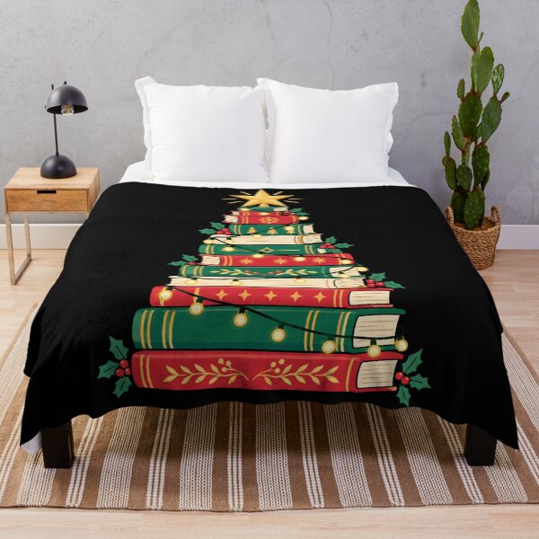 Item preview, Christmas Tree Made of Books for Book Lovers designed and sold by Uglyandcute.