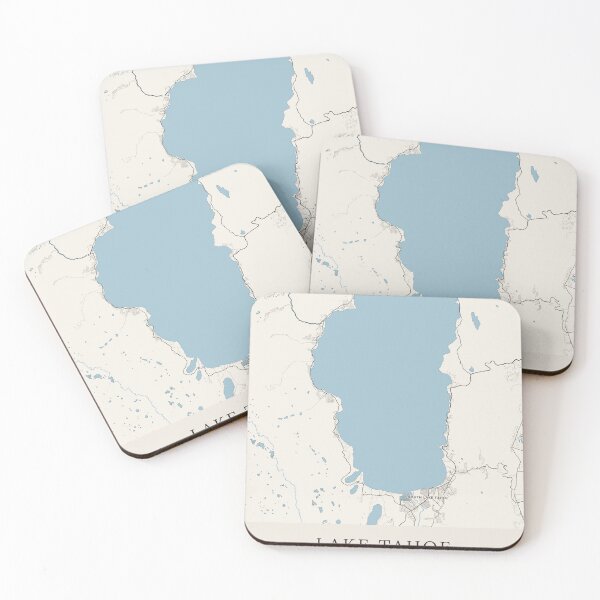 Item preview, Lake Tahoe Map designed and sold by ParuchuriStudio.
