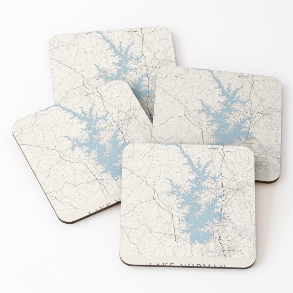Item preview, Lake Norman Map designed and sold by ParuchuriStudio.