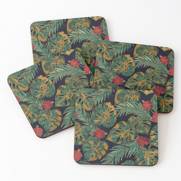 Item preview, Exotic Tropical Foliage Batik Seamless Pattern 12 designed and sold by The Design Asset Station.