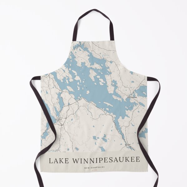 Item preview, Lake Winnipesaukee Map designed and sold by ParuchuriStudio.