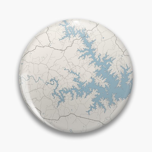 Item preview, Smith Mountain Lake Map designed and sold by ParuchuriStudio.