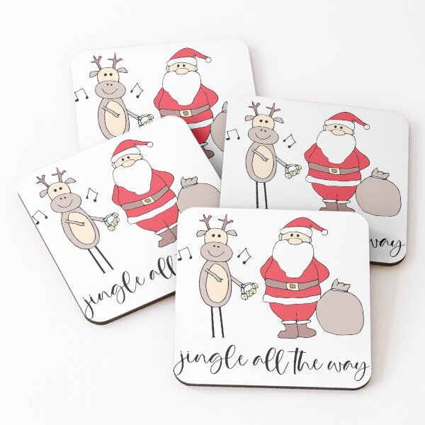 Item preview, Reindeer Delight Christmas scene  designed and sold by Quiet Waters Design.