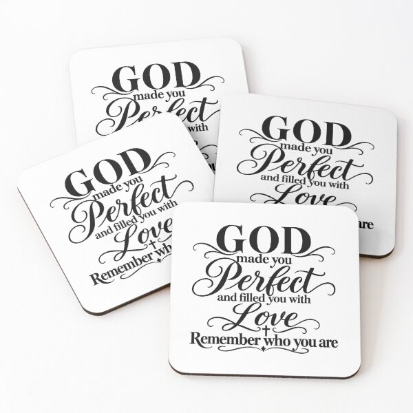 Item preview, god made you perfect and filled you with love designed and sold by OCD_JESSICA.
