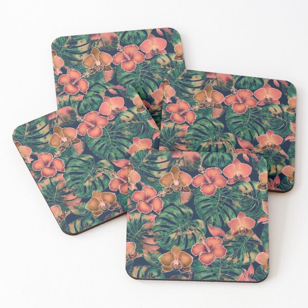 Item preview, Exotic Tropical Foliage Batik Seamless Pattern 16 designed and sold by The Design Asset Station.