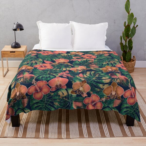 Item preview, Exotic Tropical Foliage Batik Seamless Pattern 16 designed and sold by The Design Asset Station.
