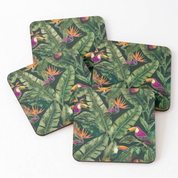 Item preview, Batik Botanical Leaves Tropical Pattern 17 designed and sold by The Design Asset Station.