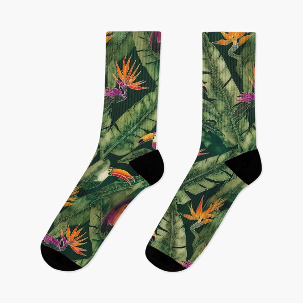 Item preview, Batik Botanical Leaves Tropical Pattern 17 designed and sold by The Design Asset Station.
