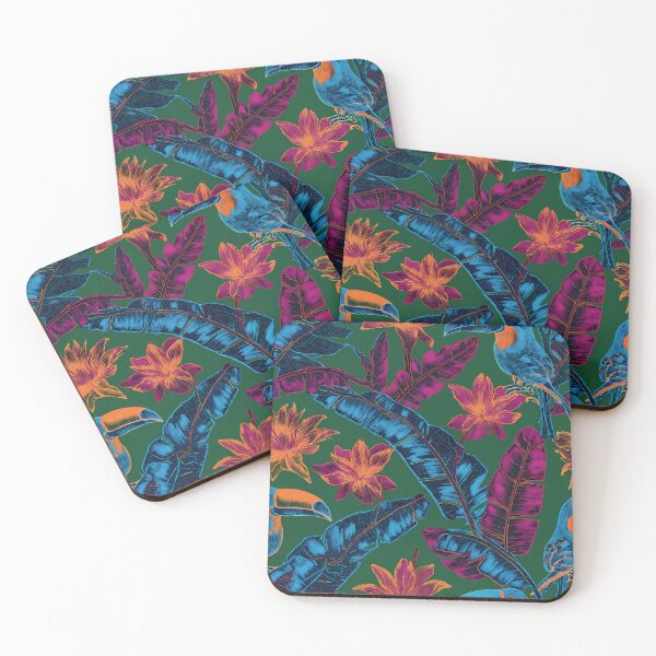 Item preview, Exotic Tropical Foliage Batik Seamless Pattern 18 designed and sold by The Design Asset Station.