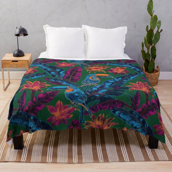 Item preview, Exotic Tropical Foliage Batik Seamless Pattern 18 designed and sold by The Design Asset Station.
