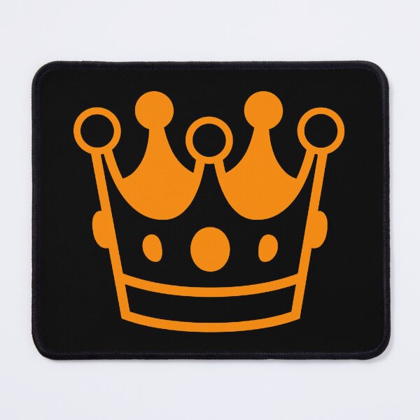 Item preview, Minimalist Orange Crown Line Art Graphic designed and sold by Vision Crafted.