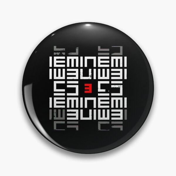 Item preview, Geometrics Eminess Letters Patterns with Red 3 Accent designed and sold by Thelovesomedove.