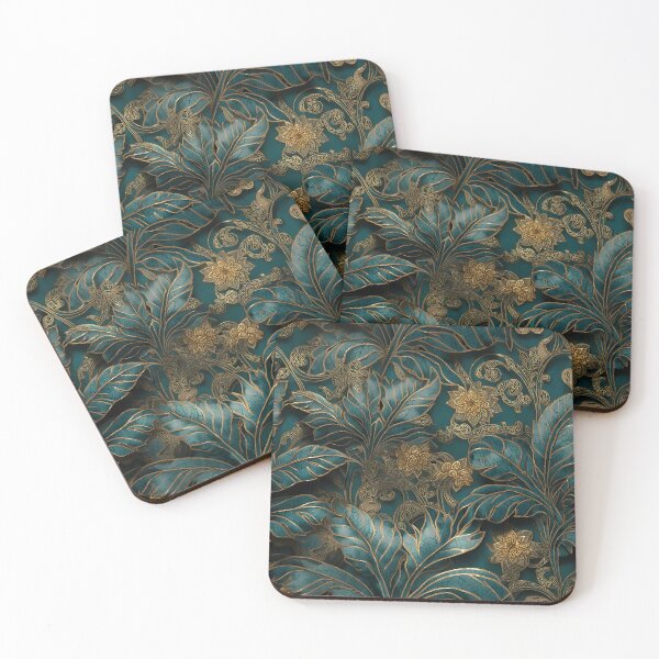 Item preview, Batik Botanical Leaves Tropical Pattern 19 designed and sold by The Design Asset Station.