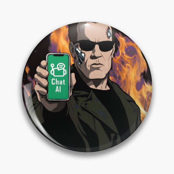 Item preview, Skynet AI Chat Terminator designed and sold by Millle-Feuye.