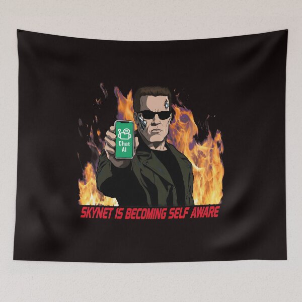 Item preview, Skynet AI Chat Terminator designed and sold by Millle-Feuye.