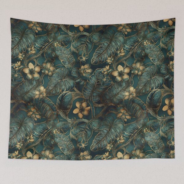 Item preview, Exotic Tropical Foliage Batik Seamless Pattern 20 designed and sold by The Design Asset Station.