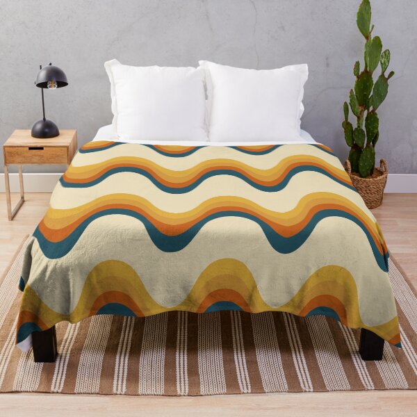 Item preview, Yellow and Blue Retro Waves designed and sold by jehb.creative.