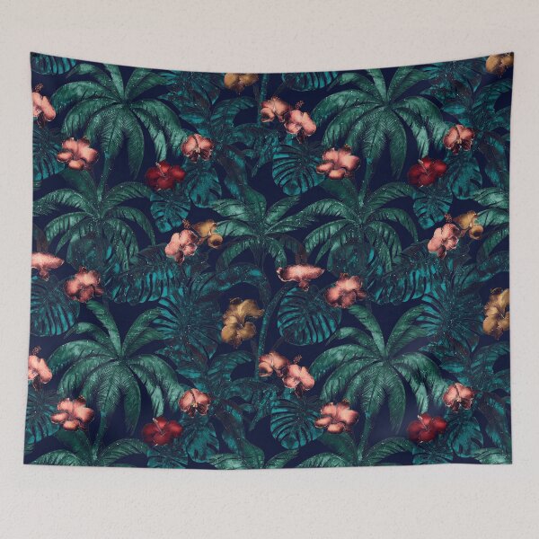Item preview, Batik Botanical Leaves Tropical Pattern 21 designed and sold by The Design Asset Station.