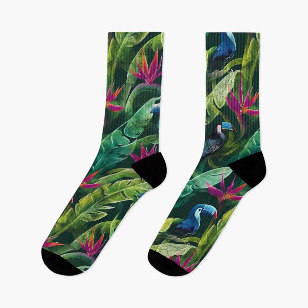 Item preview, Exotic Tropical Foliage Batik Seamless Pattern 22 designed and sold by The Design Asset Station.