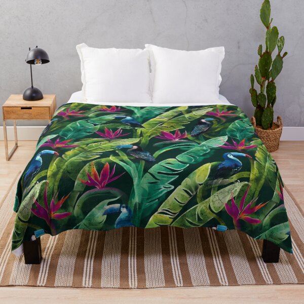 Item preview, Exotic Tropical Foliage Batik Seamless Pattern 22 designed and sold by The Design Asset Station.
