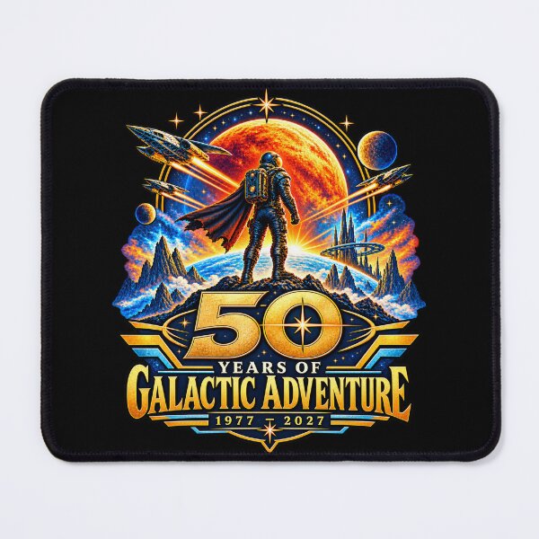 Item preview, Copy of 50 Years of Space Legend 1977–2027 – Vintage Galactic Adventure designed and sold by dhmnee.