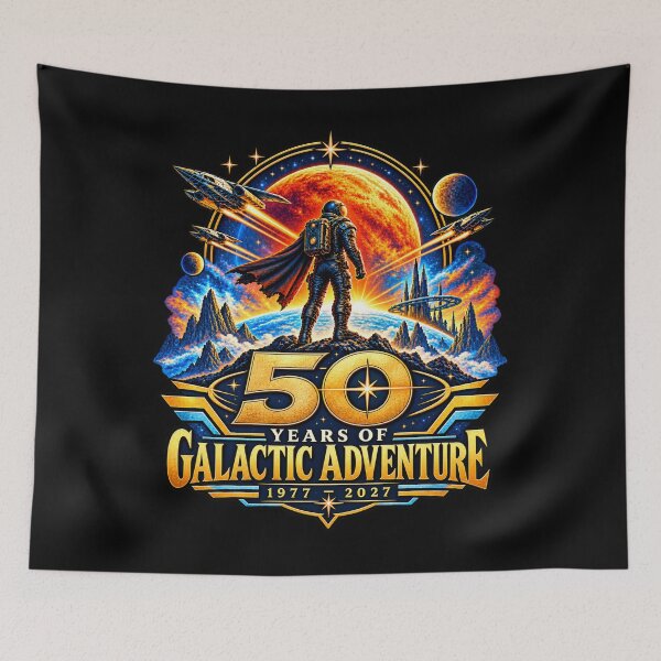 Item preview, Copy of 50 Years of Space Legend 1977–2027 – Vintage Galactic Adventure designed and sold by dhmnee.