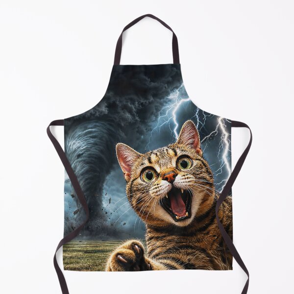 Item preview, Cat Tornado Selfie Meme Weather Meteorologist Storm Chasing designed and sold by MaikSankts.