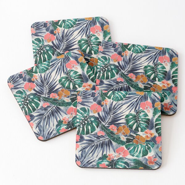 Item preview, Exotic Tropical Foliage Batik Seamless Pattern 24 designed and sold by The Design Asset Station.