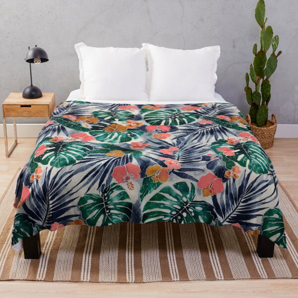 Item preview, Exotic Tropical Foliage Batik Seamless Pattern 24 designed and sold by The Design Asset Station.